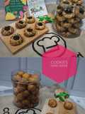 Cookies hari Raya dari 1 Resep aneka adonan (Peanut Thumbprint dan Palm Cheese)