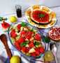 Easy Ways Prepare Recipes Summer Fruit Salad with Grilled Muskmelon and Watermelon the  Makes Drooling Perfect.