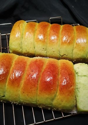 Foto resep Roti Sobek Pandan Pisang 🍌