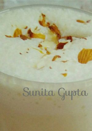 A picture of #Ramdan# Badam shake.