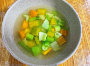 Hình của món Canh rau củ chay.