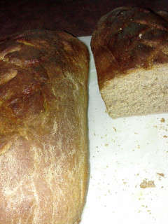 A picture of Craig's healthy wheat bread.