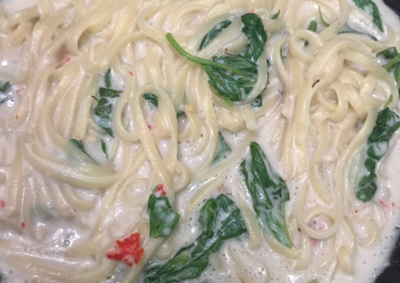 Spinach Vegan Carbonara