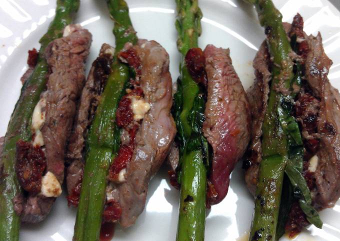 Steps to Make Favorite Grilled Beef Asparagus Rolls