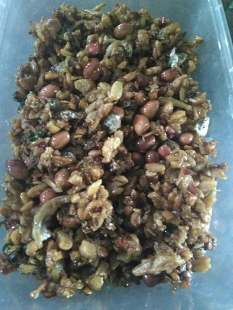 Langkah Mudah untuk Menyiapkan Resep Kering tempe + teri + kacang (pedas manis) yang Lezat Anti Ribet, Uenak Banget