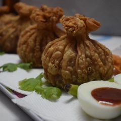 A picture of Egg and Chicken double layered pouch.