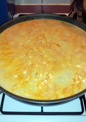 A picture of Chicken and Prawn Laksa.