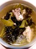 สะโพกไก่ต้มผักกาดดอง