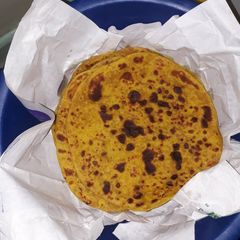 A picture of Pumpkin n carrot chapati.