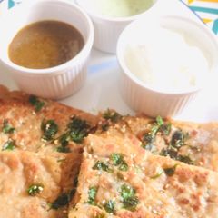 A picture of Mooli (Raddish) parathay.