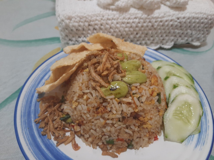 Standar Resep  bikin Nasi goreng teri pete yang nikmat