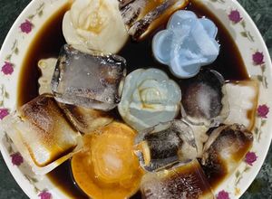 Hình của món Rau câu bánh flan.