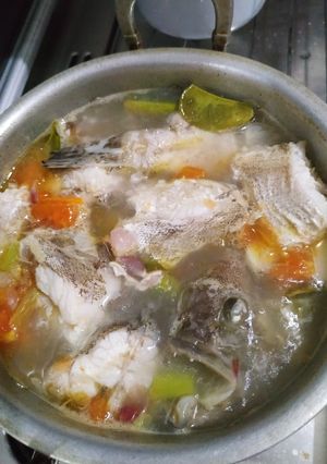 Foto resep Sup ikan kerapu asem2 gurih