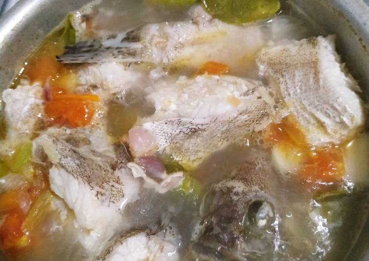 Resep Baru Sup ikan kerapu asem2 gurih Ala Warung