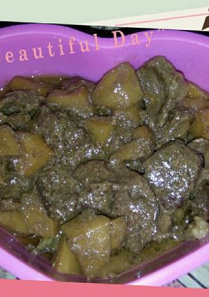 Foto resep Daging sapi kentang kecap