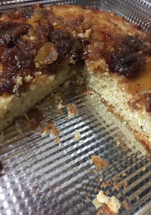 Una foto de Tarta deManzana invertida