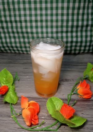 Foto resep Es Kelapa Jeruk