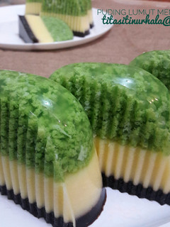 Foto resep Puding Lumut Mentega Cokelat