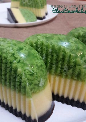 Foto resep Puding Lumut Mentega Cokelat