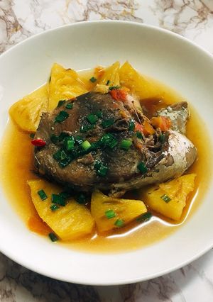 Hình của món Cá ngừ kho thơm.