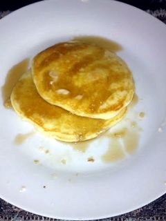 A picture of Bannana Nut Pancakes.