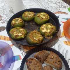 Una foto de 28. Zapallitos rellenos 🍚 con sobras de arroz