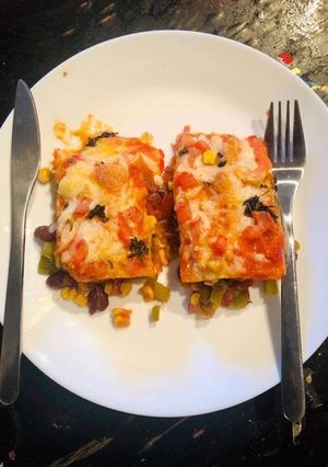 A picture of Veg Enchiladas.