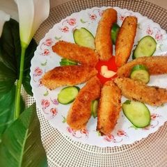 A picture of Vegetable seekh kabab.