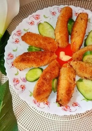 A picture of Vegetable seekh kabab.
