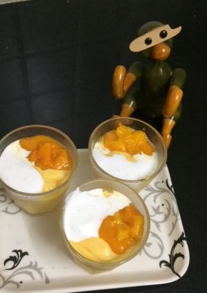 A picture of Mango mousse.