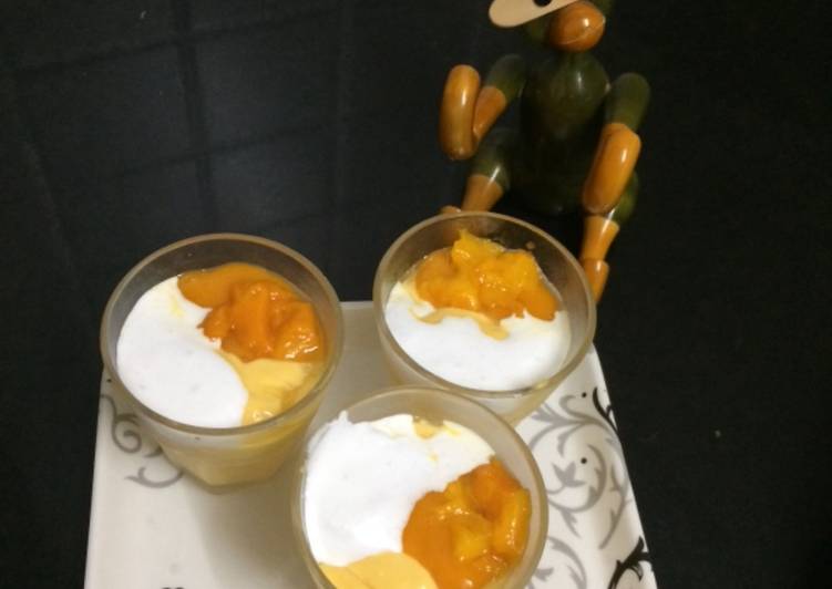 Simple Way to Make Favorite Mango mousse