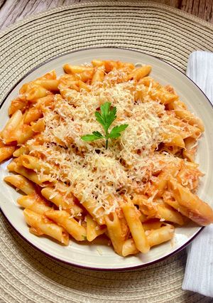 Una foto de Macarrones con atún