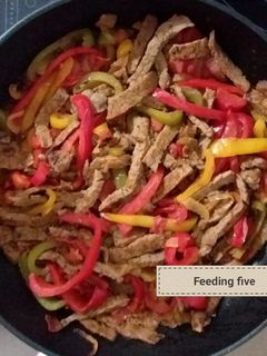Una foto de Relleno de carne para enchiladas