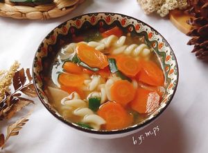 Foto resep 179. Sop Fusilli Wortel