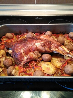 Una foto de Pavo al horno estilo Cajún