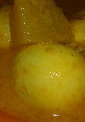 Foto resep Gulai telor kentang