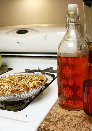 A picture of Apple Pie Vodka.