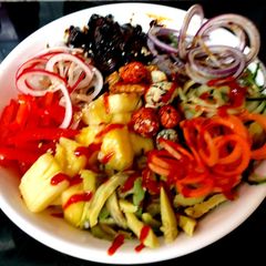 A picture of My Teryaki Chicken Poke Bowl. 💖.