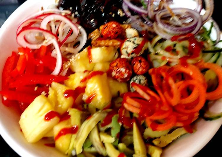 My Teryaki Chicken Poke Bowl. π