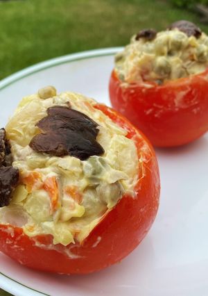 Una foto de Tomates rellenos