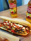 Philly cheesesteak sandwich