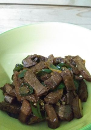Foto resep Sate Goreng cabai hijau