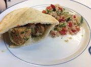 A picture of authentic falafel