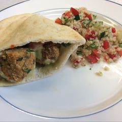 A picture of Authentic Falafel.