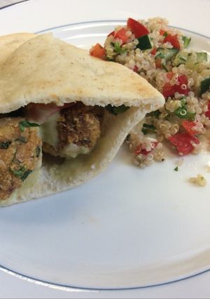 A picture of Authentic Falafel.