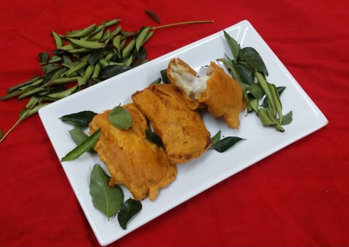 Cheesy Bread Pakoras in Two Ways