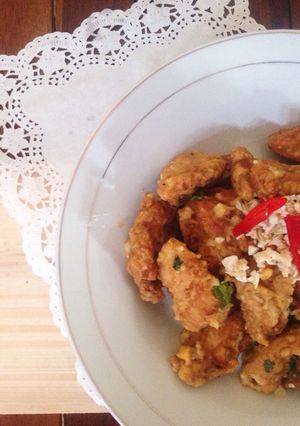Foto resep Ayam Telur Asin