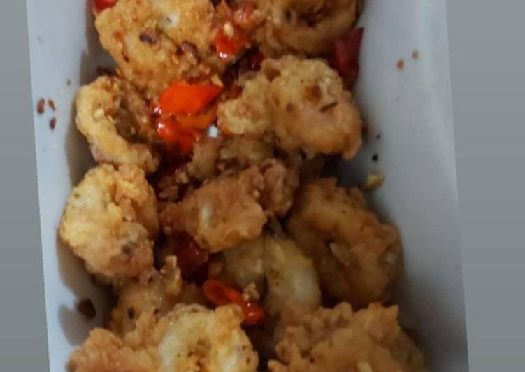 Resep Cumi cabe garam Lezat
