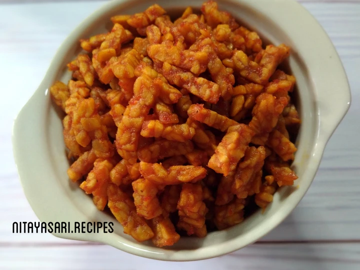 Langkah Gampang Membuat Resep Kering Tempe Pedas Manis yang Uenak Anti Ribet, Lezat