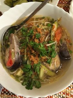 Hình của món Canh chua cá hú.